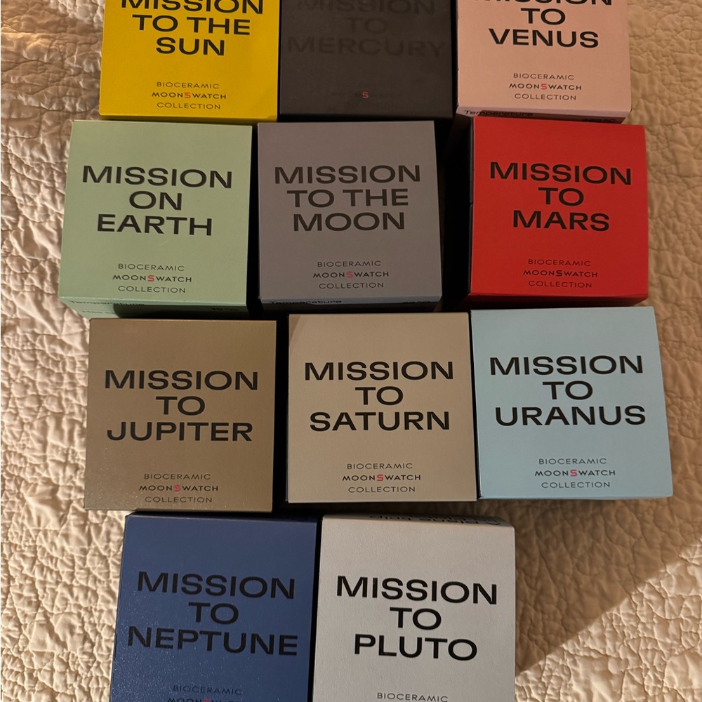 Bioceramic Moonswatch Collection - Multicolor EMPTY BOX Set